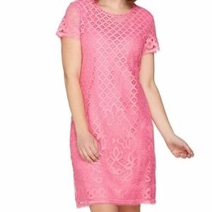 isaac mizrahi live • lace overlay dress